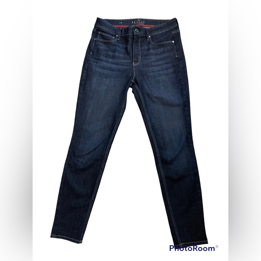 White House Black Market High-Rise Sculpt Skinny Ankle Jeans